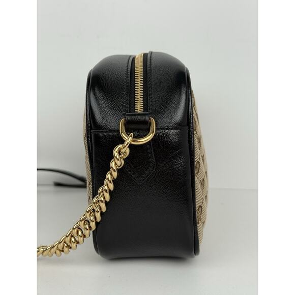 Gucci GG Marmont Cloth Crossbody Bag with Gold Hardware - Picture 3 of 16